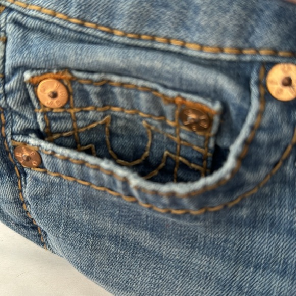 True Religion Size 25 Rust Brown Big T BPQL COASTL SNSE Low Rise Skinny Jeans - Picture 6 of 13